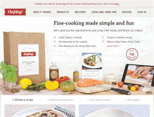 Tablet Screenshot of chefday.com